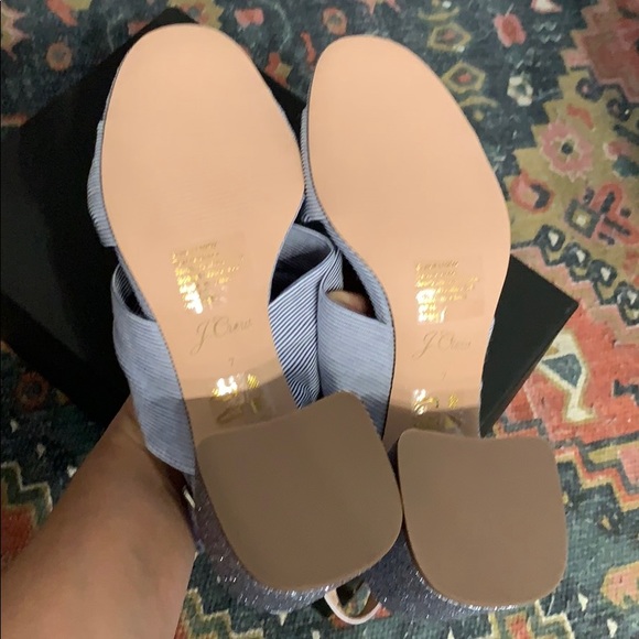 J.Crew Penny Sandal In Stripe - Picture 4 of 5